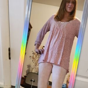 A pink heart pajama shirt from Vera wang